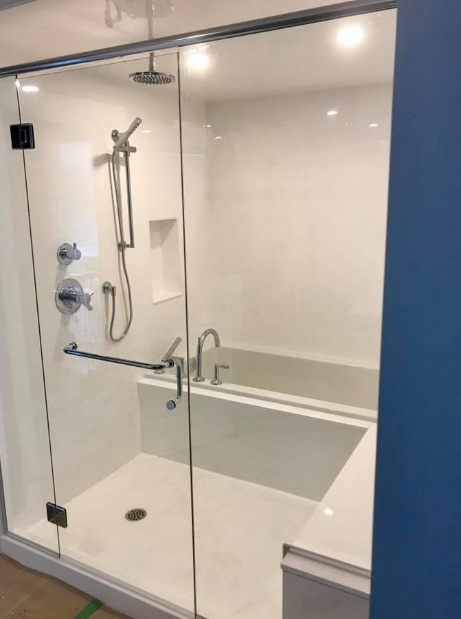 Scott Lattimer Plumbing — shower and tub renovation