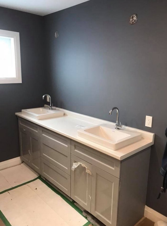Scott Lattimer Plumbing — double vanity installation